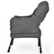 Modern Polyester Fabric Lazy Chair with Side Pocket and Tufted Design Perfect for Any Corner